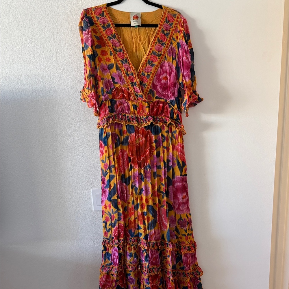 Farm Rio Floral Multicolor Maxi Dress
